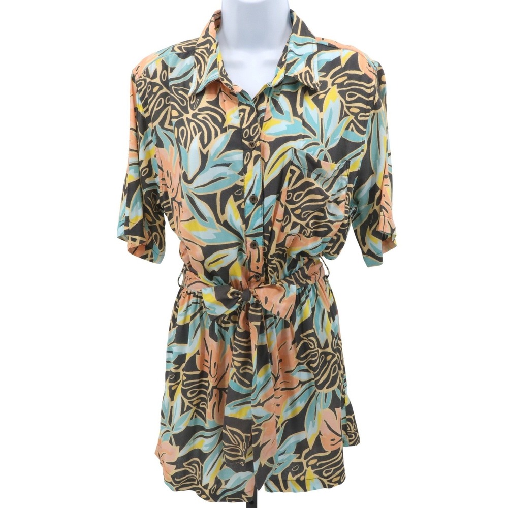 Jen's Pirate Booty Aloha Kula Set Aloha Black Pearl Romper Playsuit Set Size S - Picture 2 of 9
